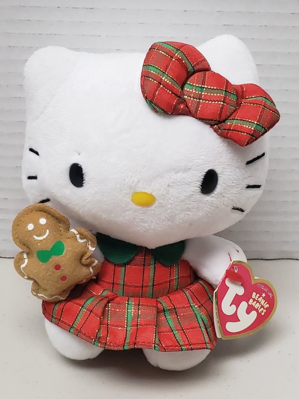 Hello Kitty Christmas Beanie Baby 2014